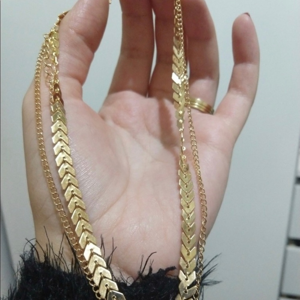 * LAST ONE*Gorgeous gold choker necklace - Picture 5 of 6